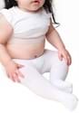 Infant White Tights